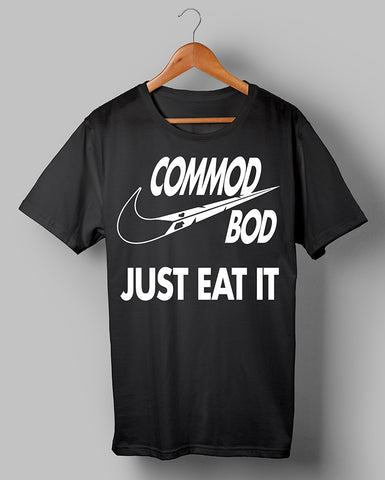 Commod Bod Swoosh Just Eat It T Shirt