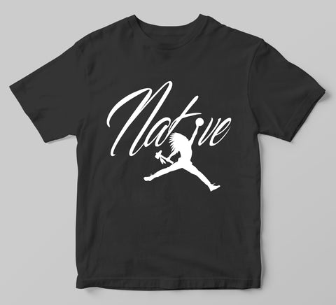 Kids Native Flight Parody - Black Shirt