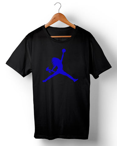 Native Air Jumpman Blue - Black Shirt