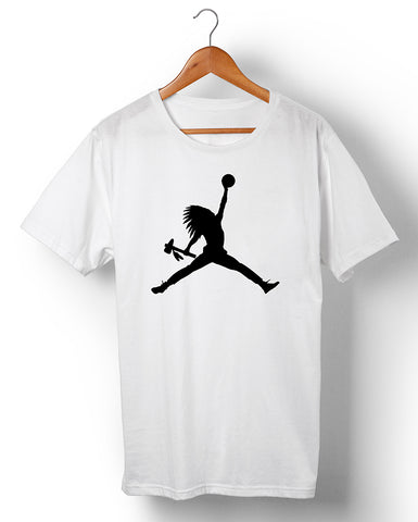 Native Air Jumpman Black - White Shirt