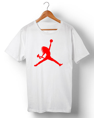 Native Air Jumpman Red - White Shirt