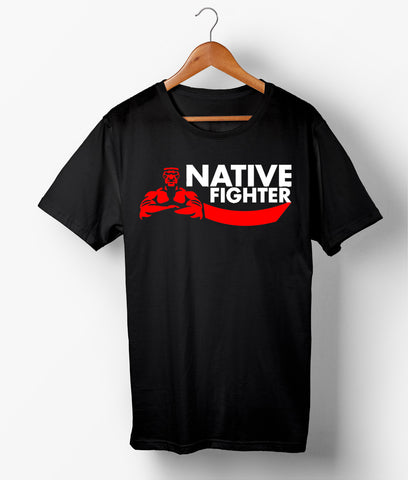 Native Fighter Black Shirt