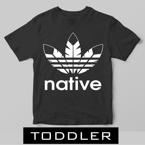 Toddler/Infant Native 3 Feather - Black Shirt