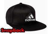 Native 3 Feather Logo 2 Snapback Cap